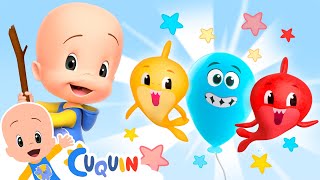 Las pelotas de colores de Cuquín - Descubre y aprende con tus dibujos animados favoritos