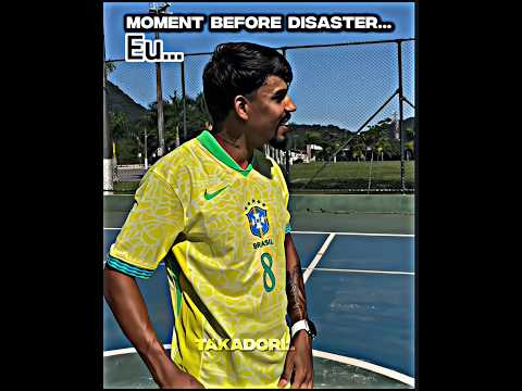 Moment before disaster...