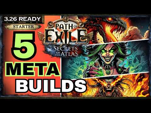 [PoE 3.26] 5 META BUILDS FOR PATH OF EXILE SECRETS OF THE ATLAS - POE BUILDS