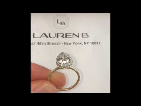 1.80 ct Pear Shape Diamond Engagement Ring