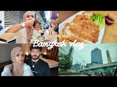 Get Ready , Eat & Shop In Bangkok 🥰 | Mashura Basheer | Basheer Bashi | Ebran Basheer 