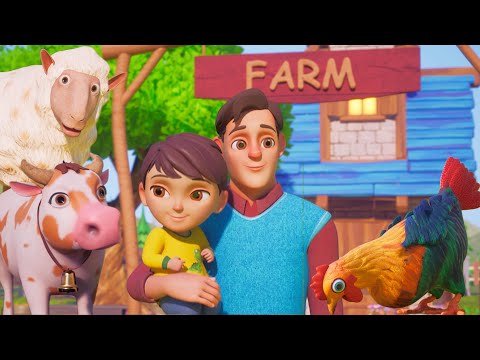 At The Farm | Farm Song | Farm Animals Song | Nature | @BBTVKIDS  Nursery Rhymes & Kids Songs