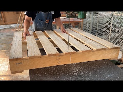 From Old Pallets to a Relaxing Retreat: A Unique Woodworking Project