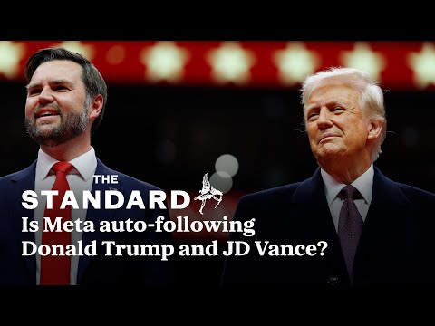 Is Meta auto-following Donald Trump and JD Vance on Facebook and Instagram?