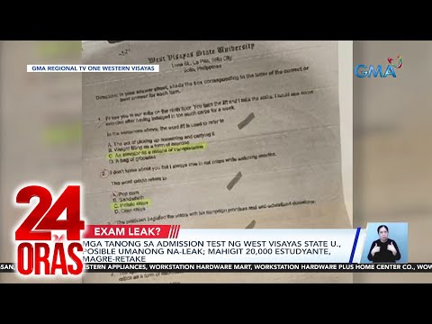 Mga Tanong Sa Admission Test Ng West Visayas State U Posible Umanong