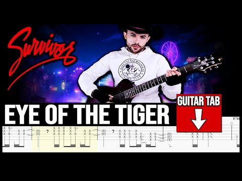 【SURVIVOR】[ Eye Of The Tiger ] cover by Masuka | GUITAR LESSON