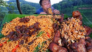 มาม่าผัดฉ่าหอยลาย ซี่โครงหมูกระดูกอ่อนทอดกระเทียม-20-08-2025-