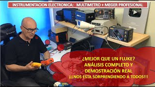 Impresionante Multimetro + Meger Profesional
