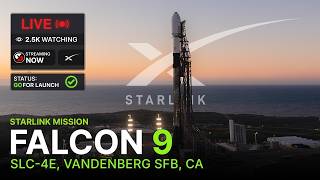 Live 🔴 Starlink 17-50 Mission : SpaceX Launches 24 Satellites from Vandenberg, California
