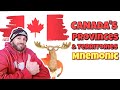 Canadian Provinces and Territories Mnemonics