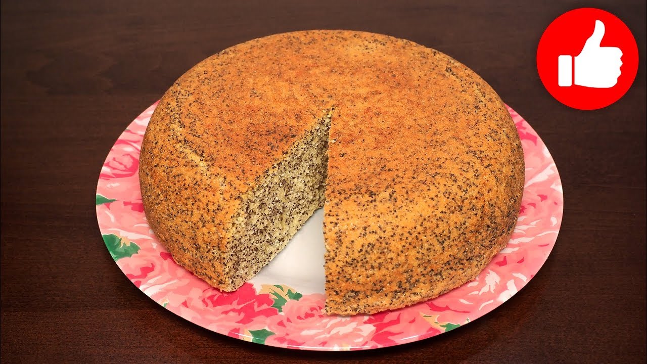 Вкусный маковый бисквит в мультиварке, простой рецепт бисквита выпечка