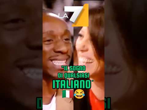 ๐บ LA7 - NUNZIA DE GIROLAMO & SONNY OLUMATI "SEI NATO FIGHETTO!"๐โค๏ธ #shorts