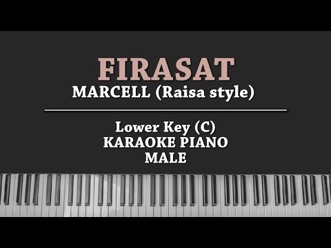 Firasat (MALE KEY KARAOKE PIANO COVER) Marcell (In Raisa Style)