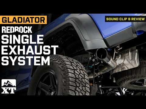 Jeep Gladiator JT RedRock Single Exhaust System Review & Sound Clip