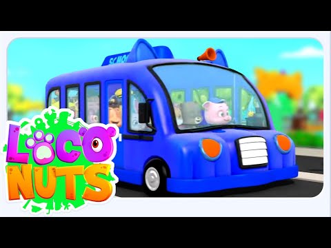 Wheels On The Bus Nursery Rhymes And Baby Songs - Loco Nuts Nursery Rhymes