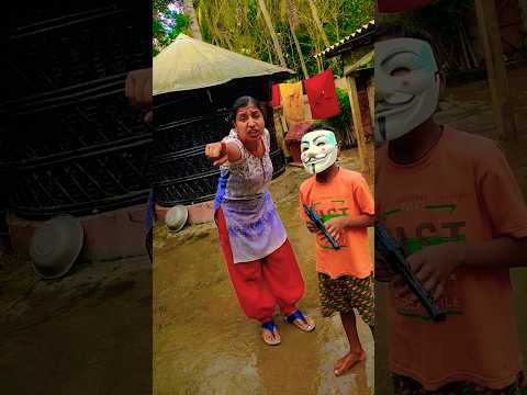 বাচ্ছারা লুকিয়ে পর 🤣 #banglafunnyvideo #banglafunny #bangla #cartoon #putulergolpo #banglacomedy