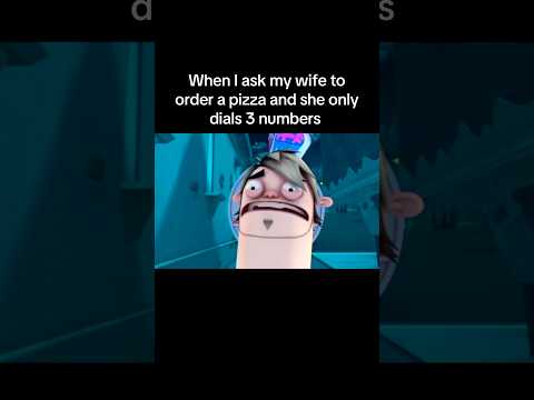 When I ask my wife to order a pizza 🍕😂✨ #jokes #memes #memesvideo #youtubeshorts #shorts