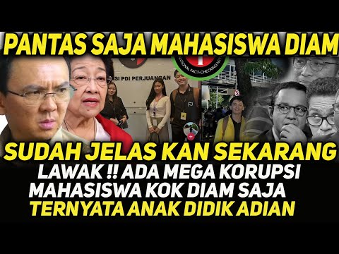 PANTESAN !! ADA MEGA KORUPSI SAMPAI TRILUNAN MAHASEWA DIAM AJA. TERNYATA ANAK BUAH ADIAN MEMALUKAN