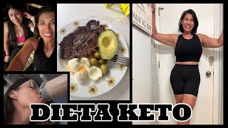 UN DIA EN MI VIDA HACIENDO DIETA Y EJERCICIO | DIETA KETO