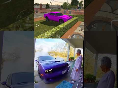 Granny Scared from Dodge Challenger 😱🫡😂 #youtubeshorts