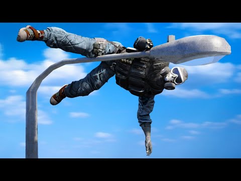 GTA 5 Realistic Parkour Fails (No godmode)