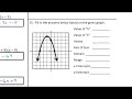 Vertex Form and Parabola Properties