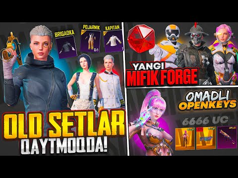 SHOK! BRIGADKA, PAJARNIY va KAPITAN SETLAR QAYTMOQDA! 😱 | YANGI MIFIK FORGE 🤯 | ULTIMEYT OCHDIM 😍