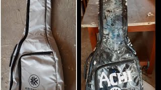 How to paint guitar bag at home