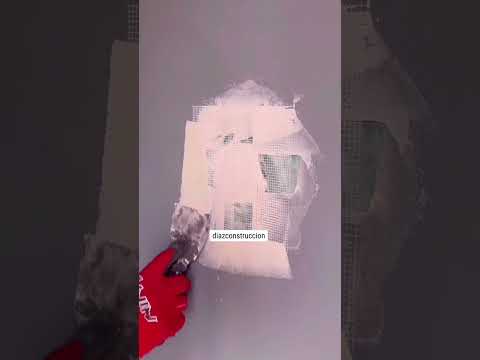 How to patch a drywall hole