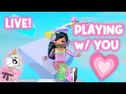 PLAYING ROBLOX LIVE!!😱