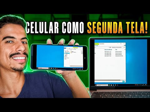 Como USAR CELULAR COMO SEGUNDO MONITOR do PC ou NOTEBOOK!