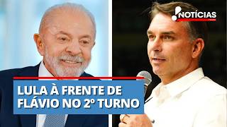 Pesquisa Vox Brasil: Lula cresce e tem 50,6% dos votos conra 49,4% de Flávio Bolsonaro no 2º turno