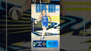 It’s Game Day! Dallas Wings vs Las Vegas Aces #wnba #dallaswings #wnbabasketball
