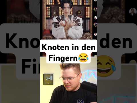 Hab Knoten in den Fingern ey 😂 #zaubertrick #zauberer #magie #kartentrick #karten