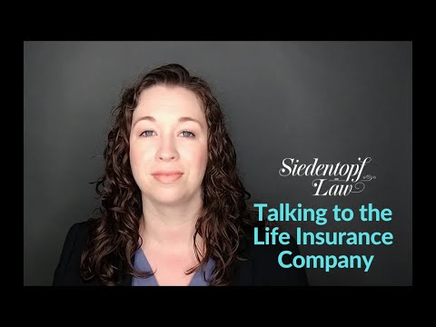 Video: Talking to the Life Insurance Company