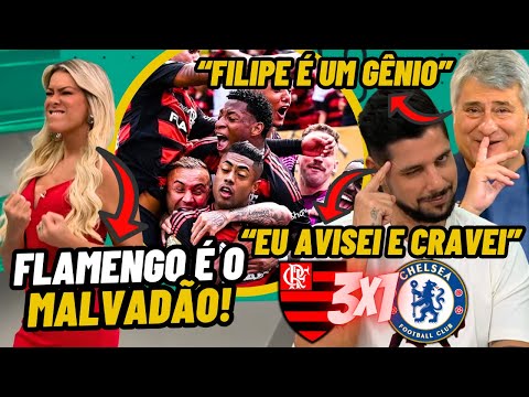 CICINHO APOSTOU no FLAMENGO e ACERTOU! Renata Fan e Cléber Machado ELOGIAM MUITO o FLA | Jogo Aberto