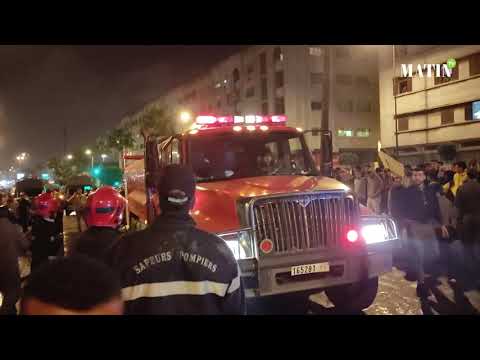 Video : Incendie au Souk El Koreâ à Casablanca : Deux pompiers blessés et d’importants dégâts matériels