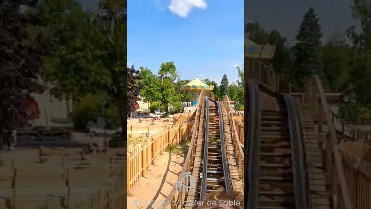 Wild Buffalo, La Mer de Sable #rollercoaster  #themepark