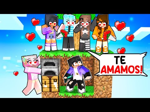 ¡ENCERRADO en UN CHUNK con MIS FANS LOCAS en MINECRAFT! 💘😨 SRJUANCHO
