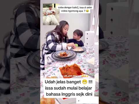 MOMEN ISSA MULAI BERBICARA BAHASA INGGRIS SAAT DEKAT NIKITA #beritaartis #nikitawilly #hiburan