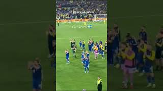 Sweden fans serenade Viktor Gyokeres after hattrick #sweden #ukraine #worldcup #gyokeres #arsenal