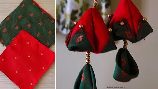 Beautiful designer fabric latkan | Fabric latkan making | Simple and easy method