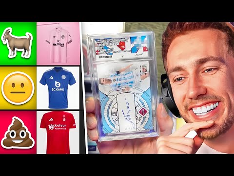 GETTING MY $20,000 MESSI GRADED & RANKING FOOTBALL KITS (FULL VOD)