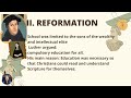 Education During the Reformation and Renaissance