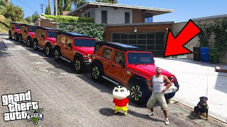 GTA 5 : Franklin Made WORLD'S LONGEST THAR ROXX With Shinchan In GTA 5!