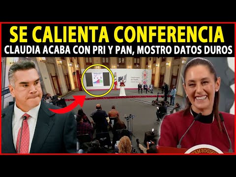 MIRA: A CARCAJADAS RETUMBA LA MAÑANERA CLAUDIA ACABA CON PRI Y PAN, SE FUE DURO Y SIN MlED0 A NADA