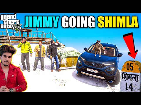 GTA 5 : JIMMY MICHAEL AND TREVOR GOING SHIMLA ON TATA HARRIER 🔥