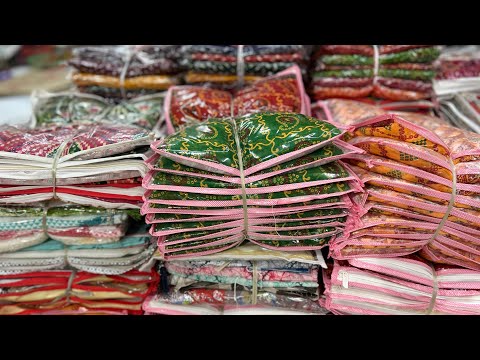 ❤️सूरत में सबसे❤️सस्ते साड़ी फैक्ट्री❤️| Surat Saree Wholesale Market | Saree Factory Surat #Saree