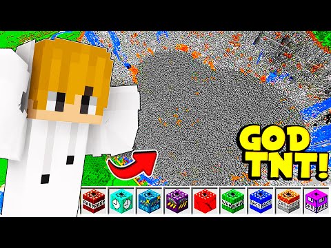 Testing GOD TNTs In Minecraft !!!!! ( Tagalog )