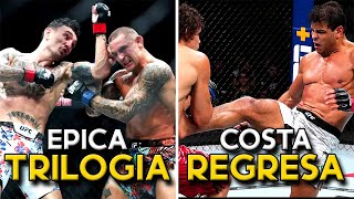 ÉPICA TRILOGIA de Dustin Poirier y Max Holloway | Paulo Costa por fin GANA | UFC 318 Resultados
